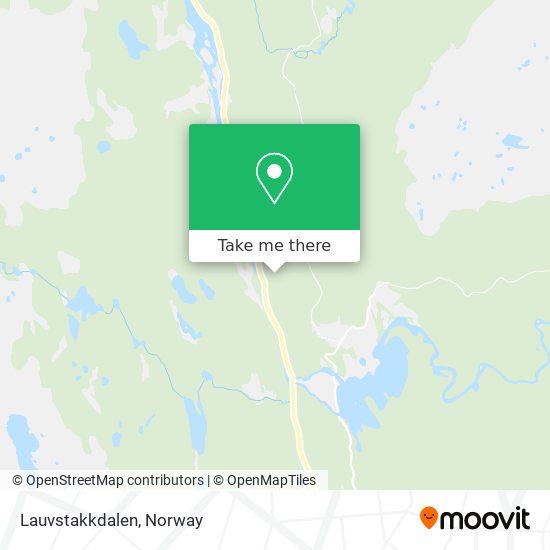 Lauvstakkdalen map