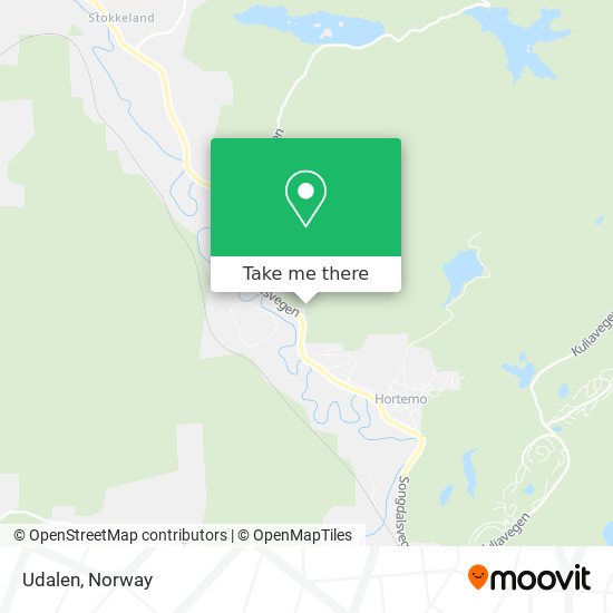 Udalen map