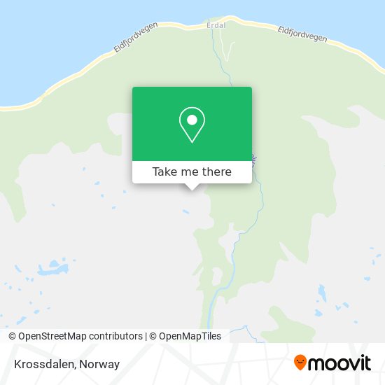 Krossdalen map