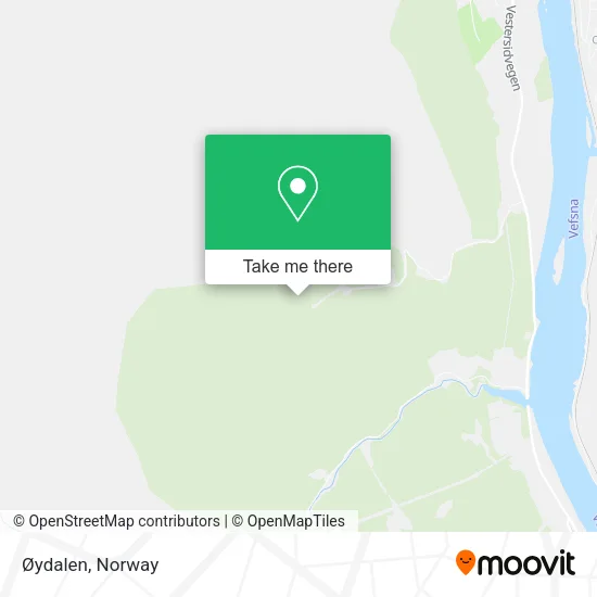 Øydalen map