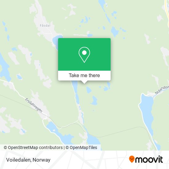 Voiledalen map