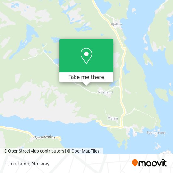 Tinndalen map