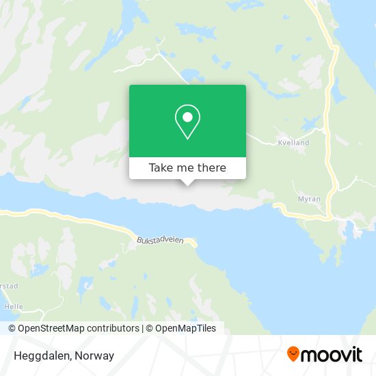 Heggdalen map