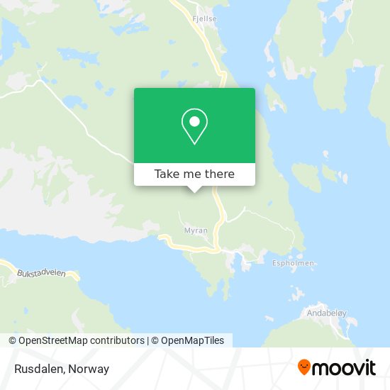 Rusdalen map