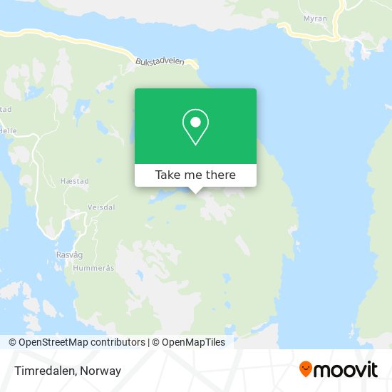 Timredalen map