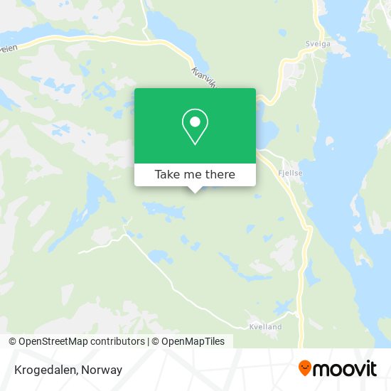 Krogedalen map