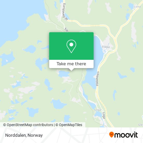 Norddalen map