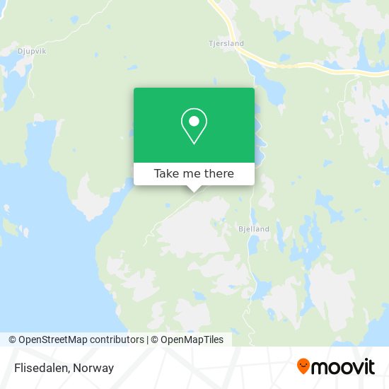 Flisedalen map