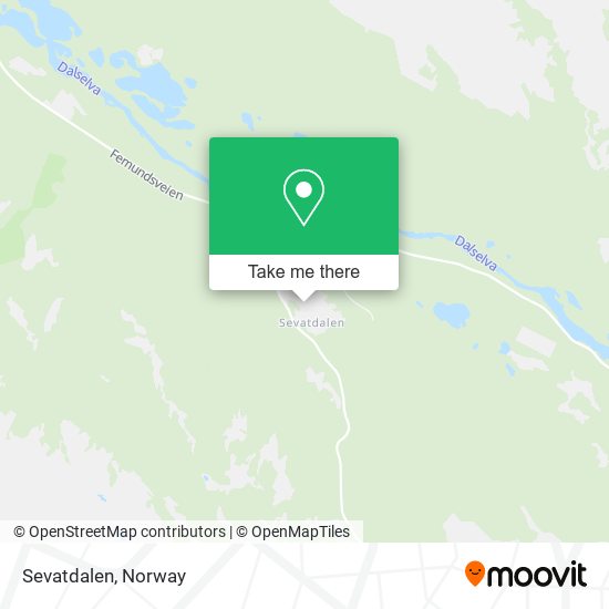 Sevatdalen map