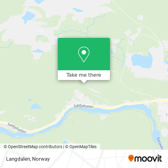 Langdalen map