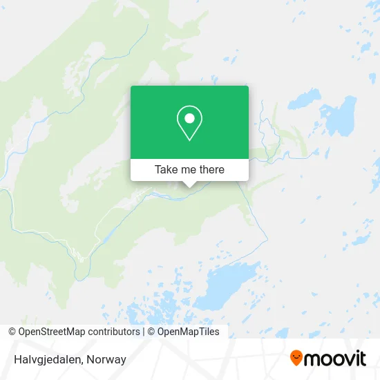 Halvgjedalen map