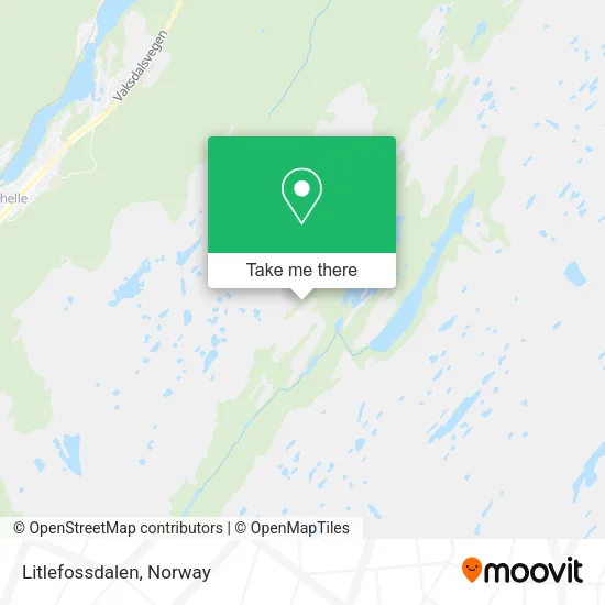 Litlefossdalen map