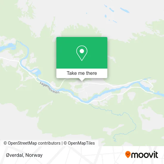 Øverdal map