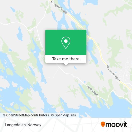 Langedalen map