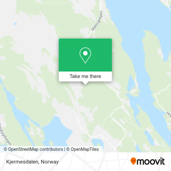 Kjermesdalen map