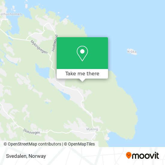 Svedalen map