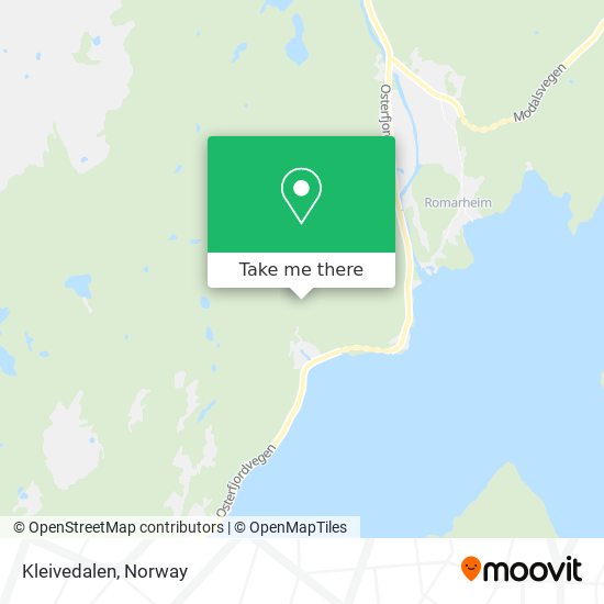 Kleivedalen map