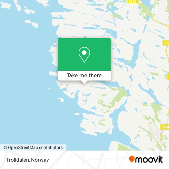 Trolldalen map