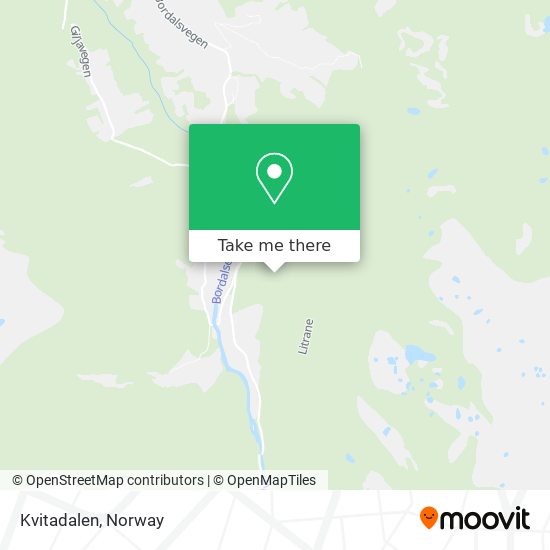 Kvitadalen map