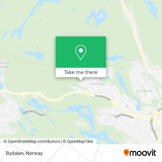 Bydalen map