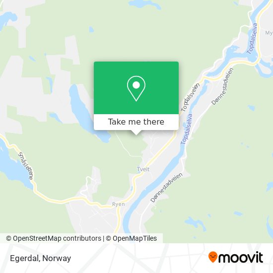 Egerdal map