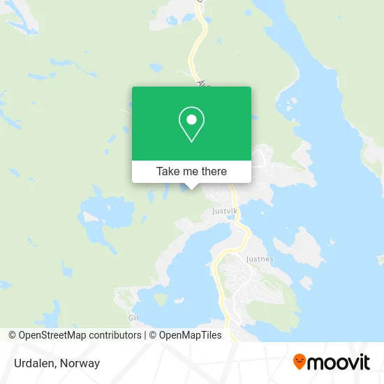 Urdalen map