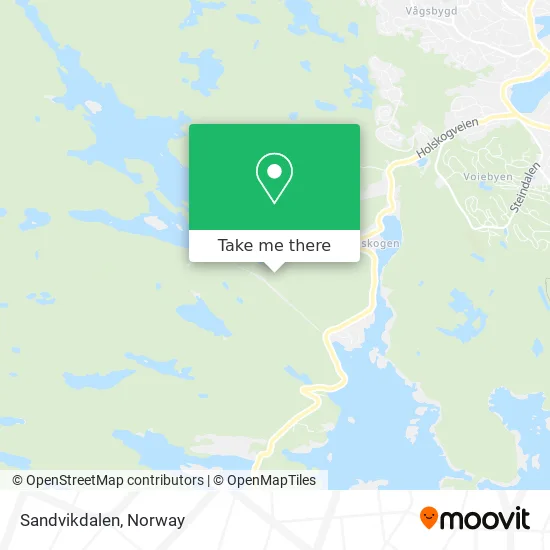 Sandvikdalen map