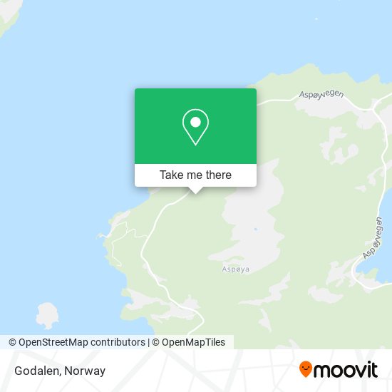 Godalen map