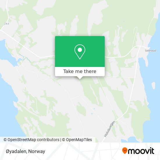 Øyadalen map