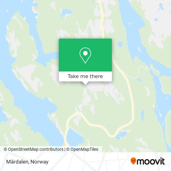 Mårdalen map