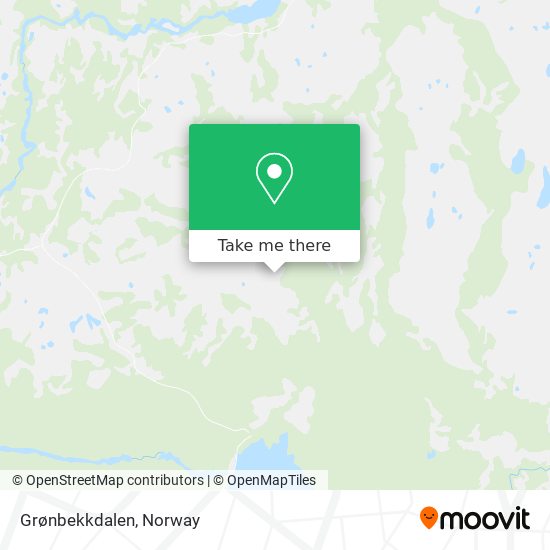 Grønbekkdalen map