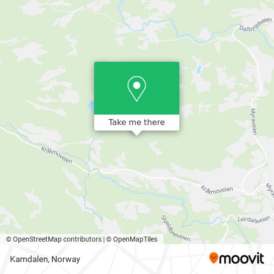 Kamdalen map