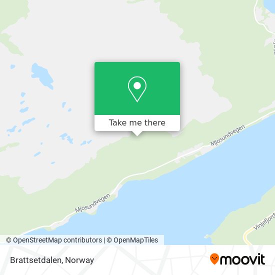 Brattsetdalen map