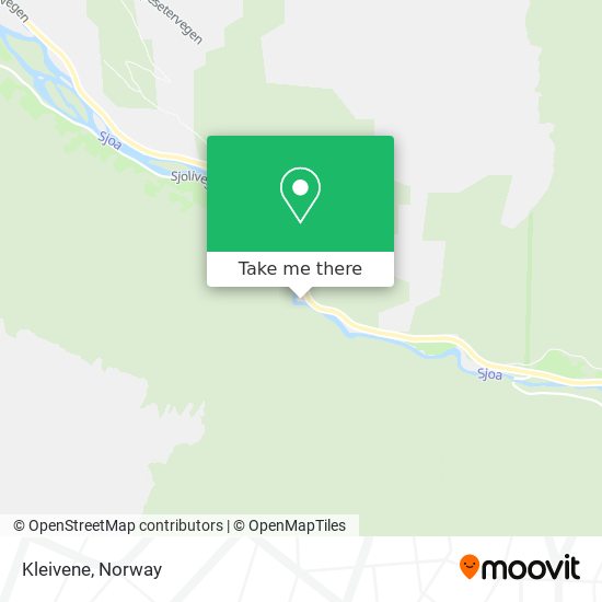 Kleivene map