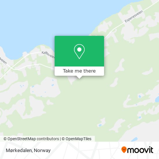 Mørkedalen map