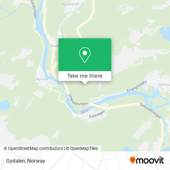 Gydalen map