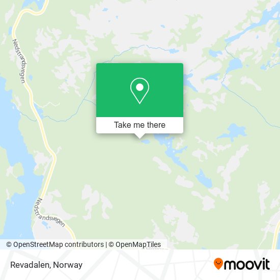 Revadalen map