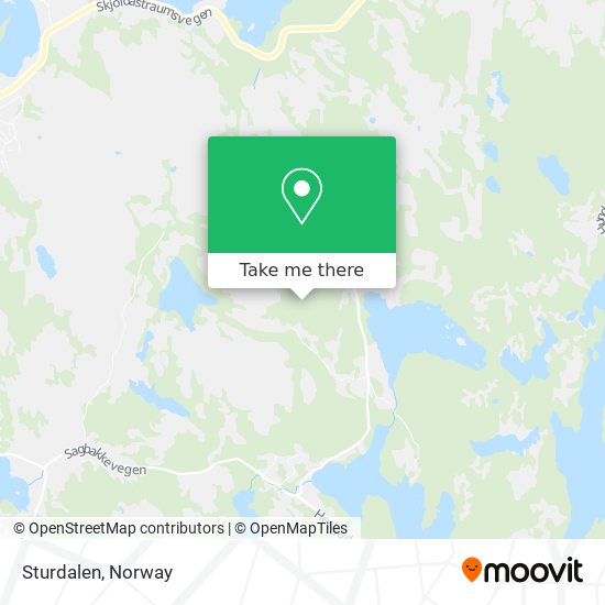 Sturdalen map