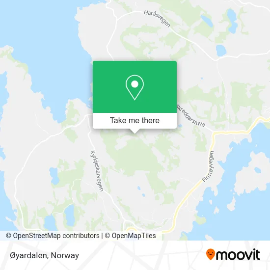 Øyardalen map
