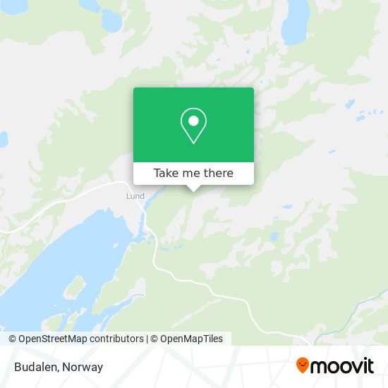 Budalen map