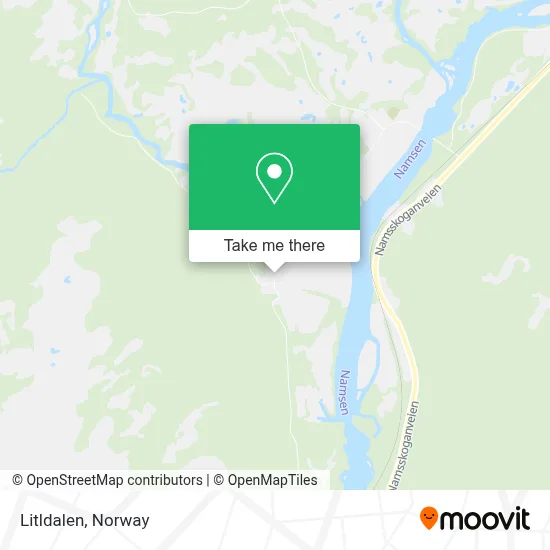 Litldalen map