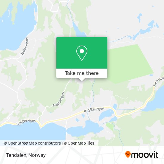 Tendalen map