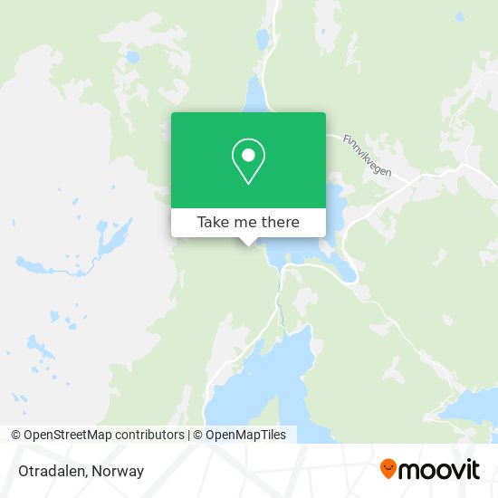 Otradalen map