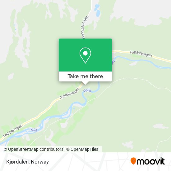 Kjørdalen map