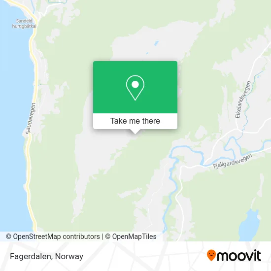 Fagerdalen map