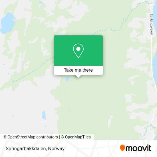 Springarbakkdalen map