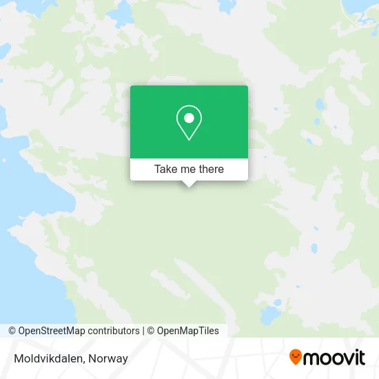 Moldvikdalen map