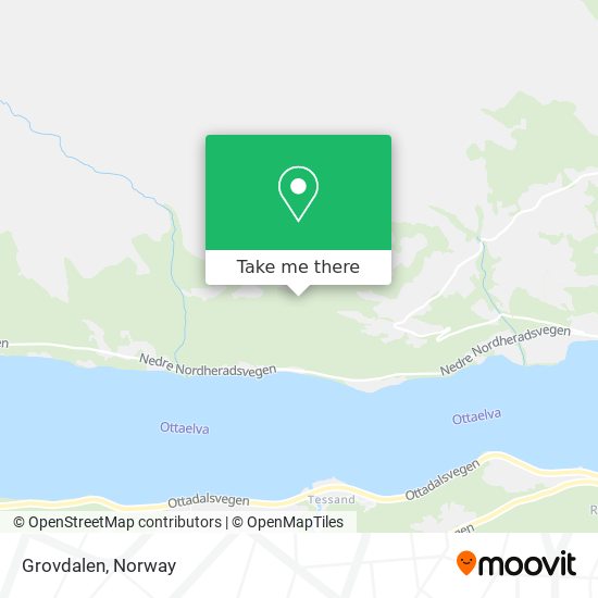 Grovdalen map