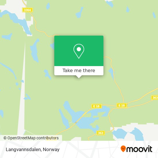 Langvannsdalen map