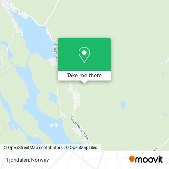 Tjondalen map